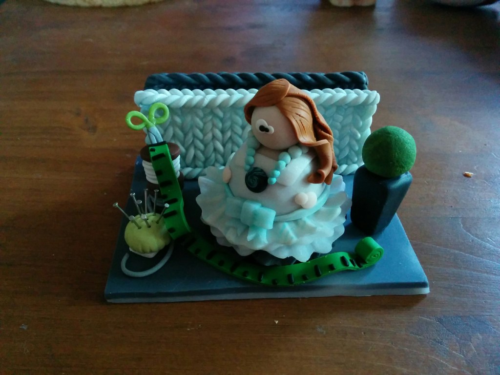 porte carte en argile polymère pour Au fil de mes rêves