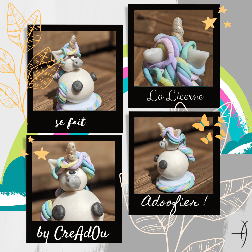 Licorne en AdOo argile polymère