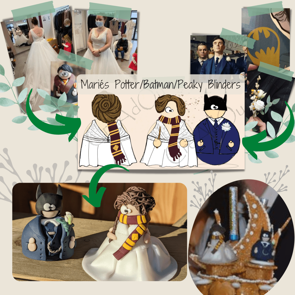 argile polymère - potter batman peaky blinders