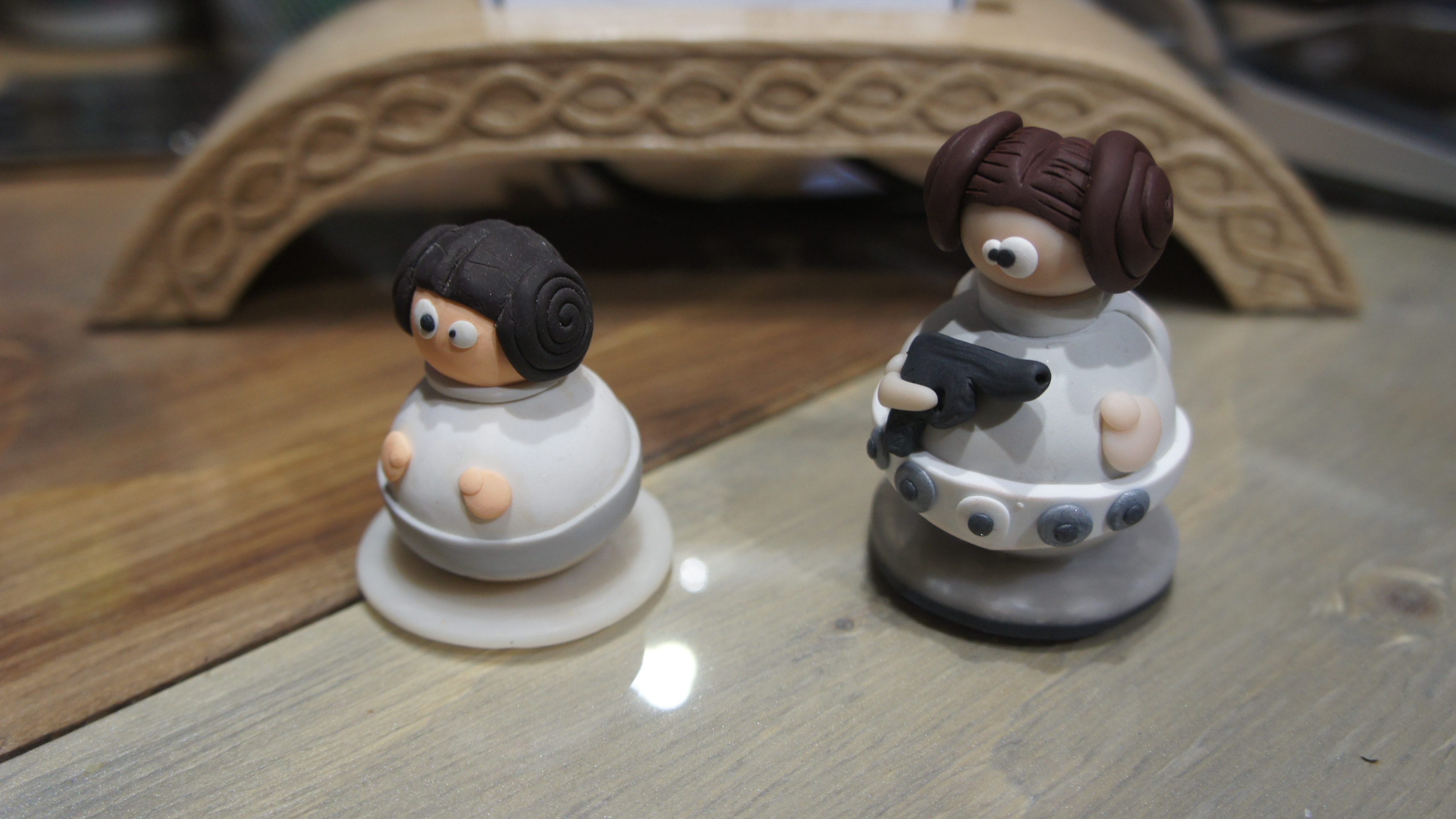 Leia Organa en AdOo argile polymère