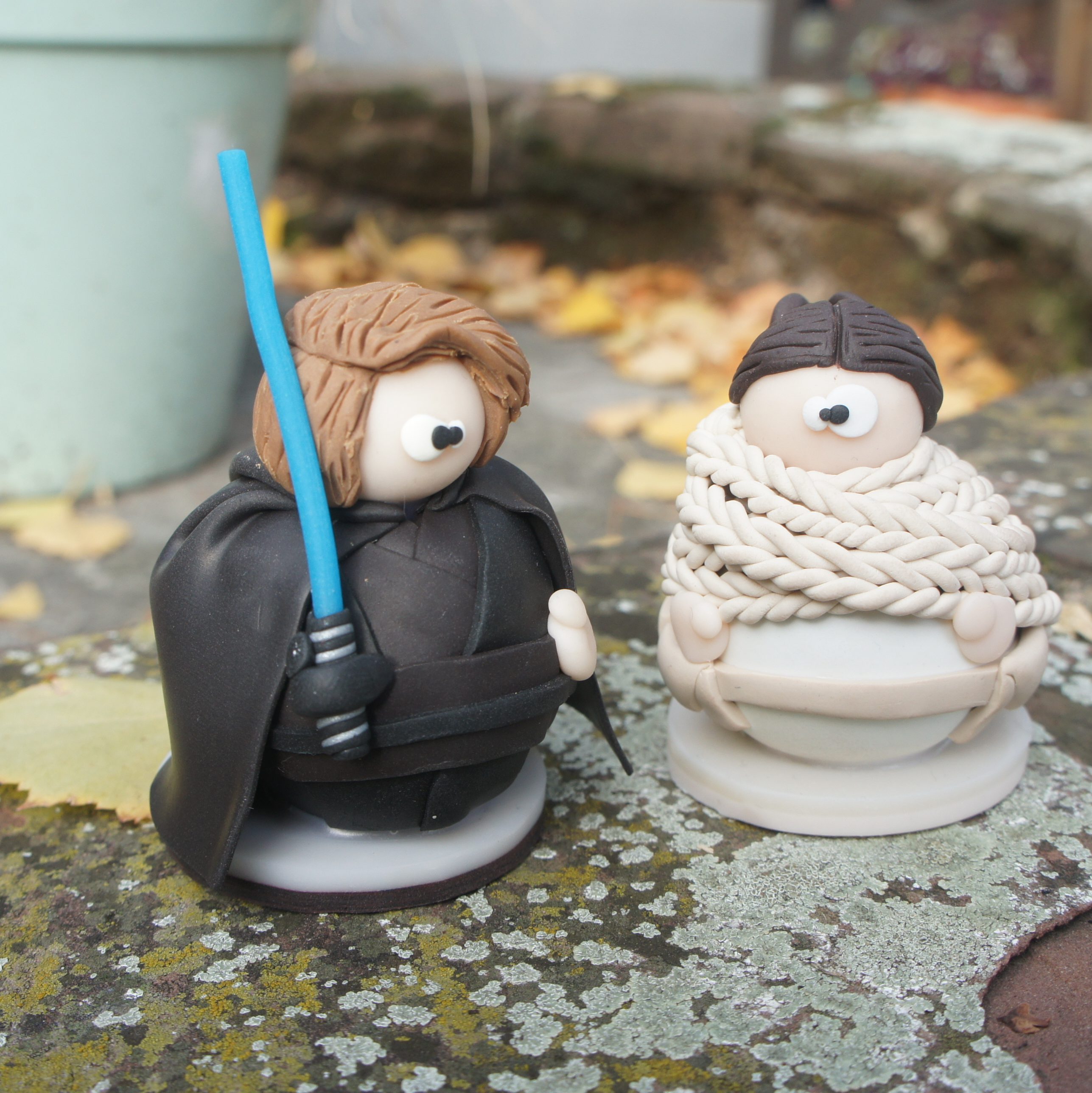 Anakin Skywalker et Padmé Amidala en AdOo argile polymère