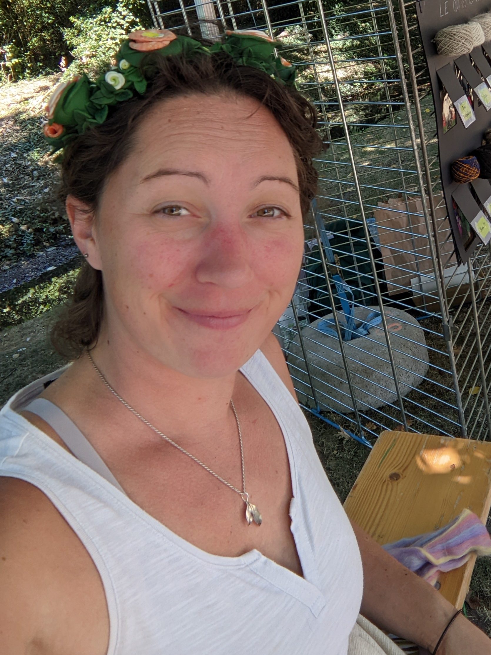 Adeline Scherding, exposition de la fête des fifres