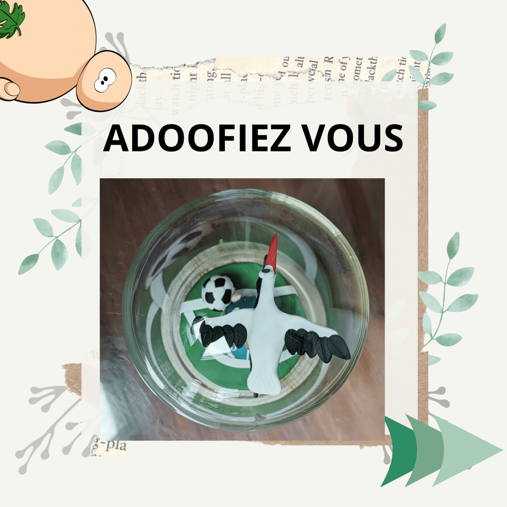 racing club de Strasbourg en argile polymère, supportrice d'honneur avec cigogne et vous ?